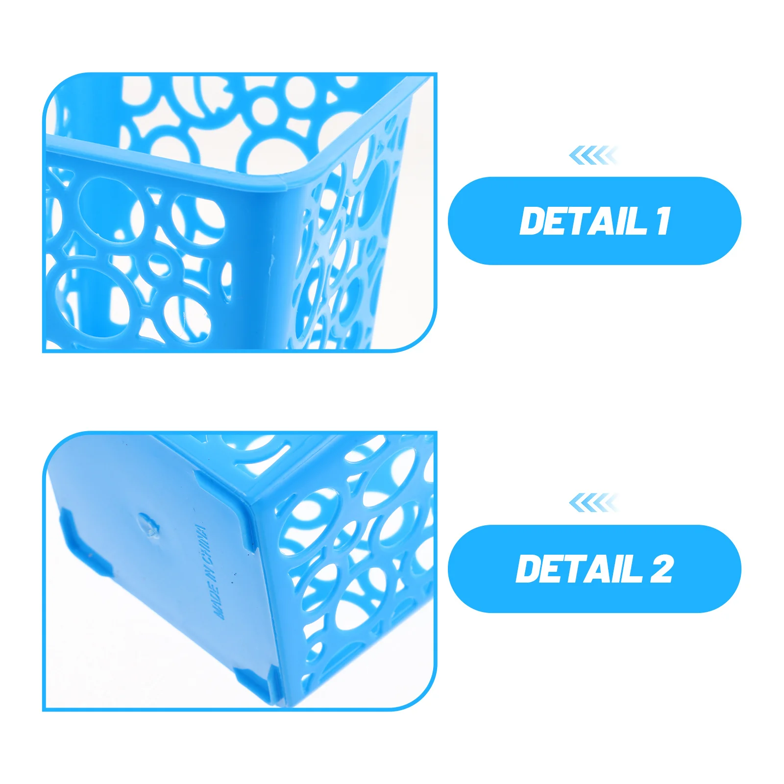 8 قطعة سلة تنظيم مكتب متعددة الوظائف حامل القرطاسية للأقلام أقلام رصاص ماكياج فرش كونترتوب سلة المهملات سطح المكتب #5