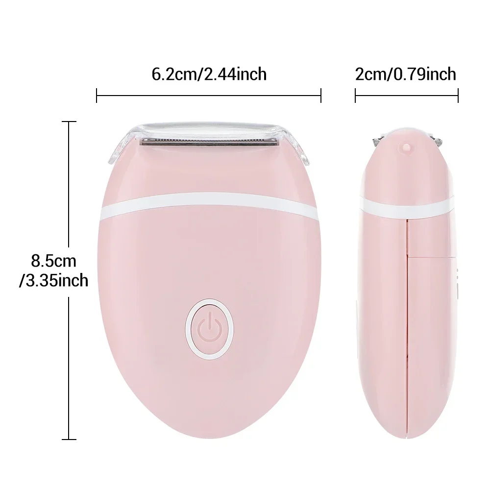 Women's Shaver Electric Mini Washable Razor Special Hair Removal Equipment for Whole Body Leg Armpit Intimate Area 3 in 1 image 6