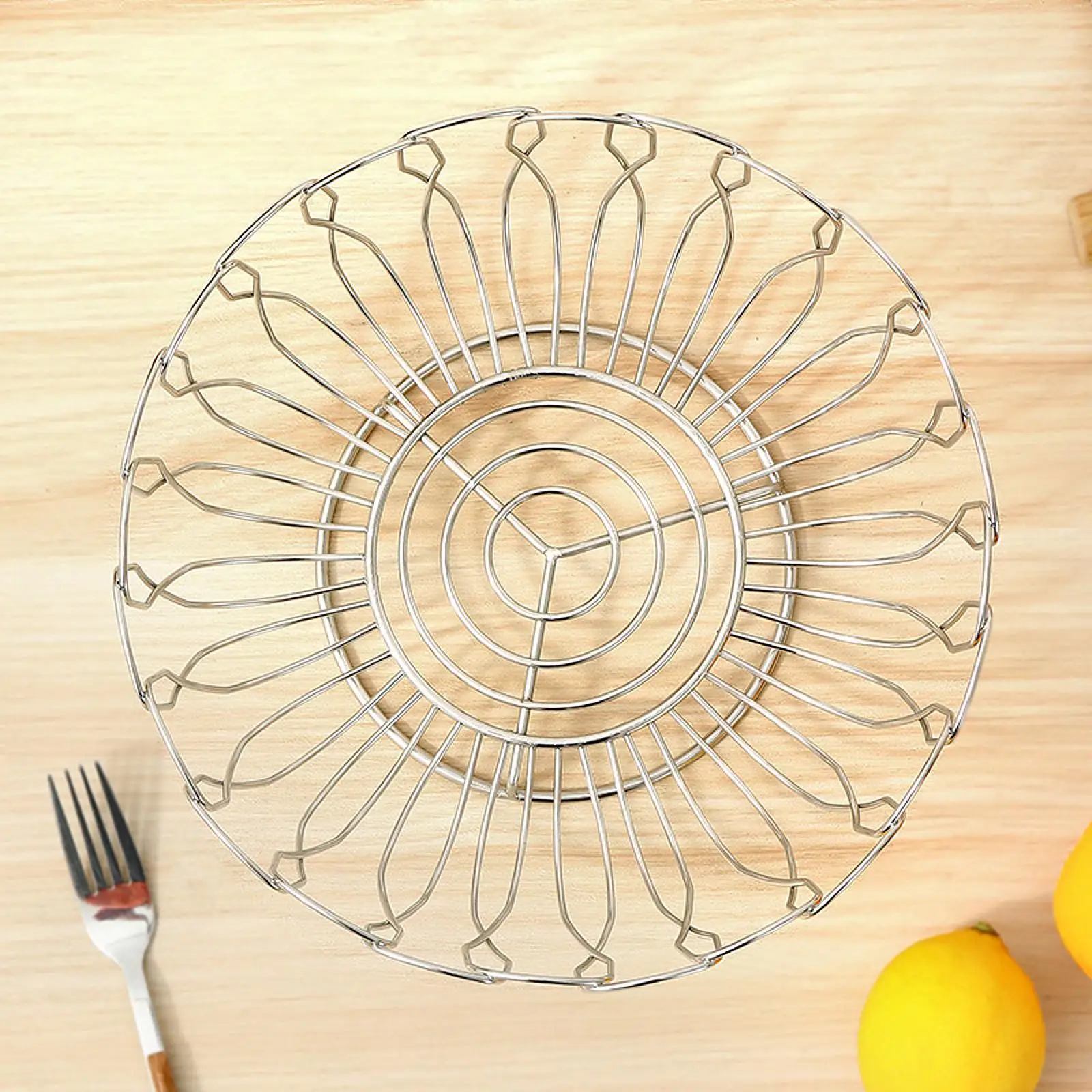 

Fruit Storage Basket Multifunction Bread Basket Fruit Plate for Living Room Home