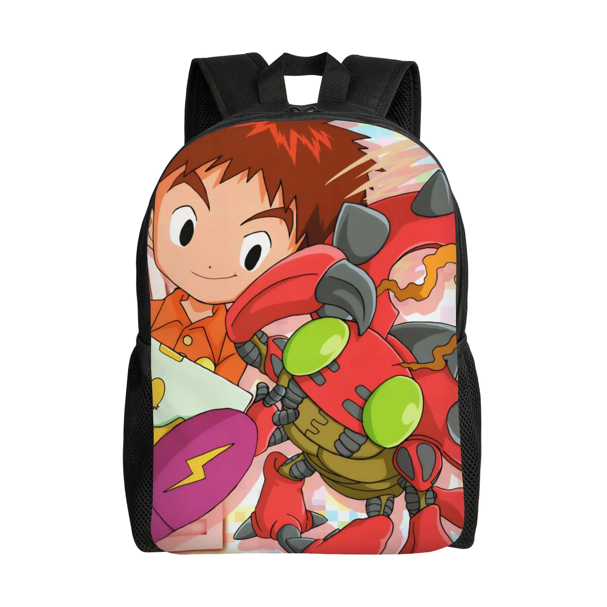 

Digimons Anime Backpack for Men Women Fashion High School Work Daypack Laptop Shoulder Bag Lightweight
