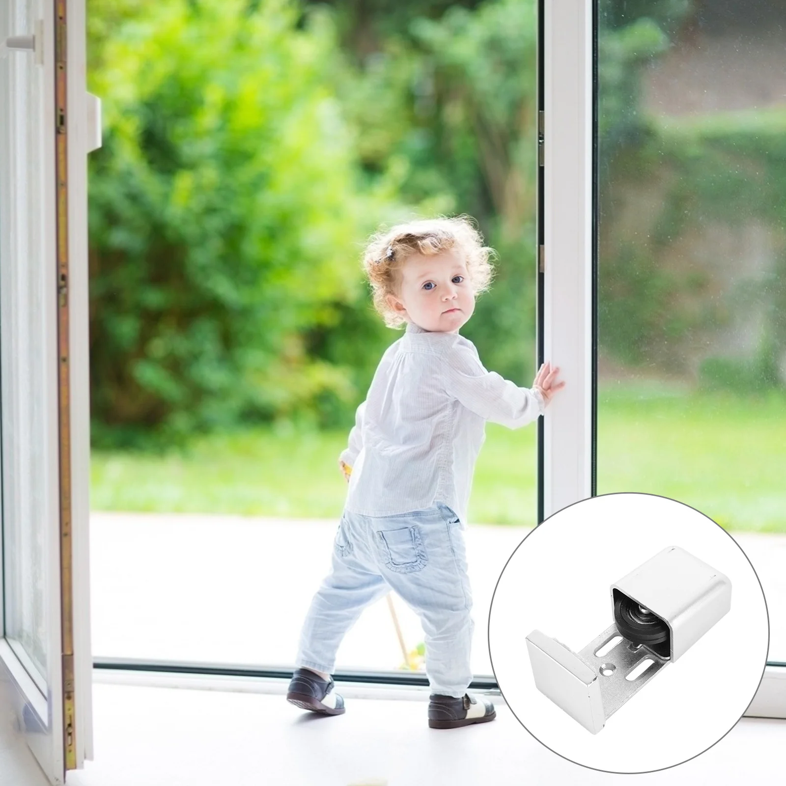 

Регулируемый нижний направляющий ролик из нержавеющей стали для раздвижных дверей, обеспечивающий плавное и бесшумное скольжение (для дверей-штор)