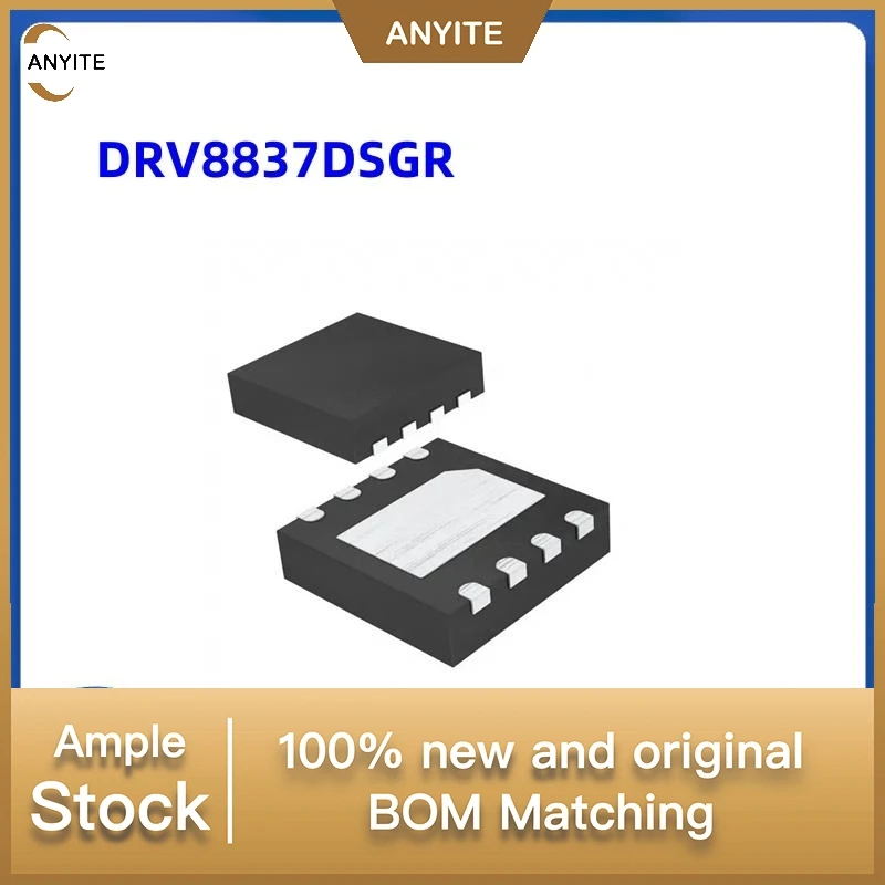 

Новый набор из 50 шт./лот DRV8837DSGR DRV8837DSG DRV8837 837 WSON8