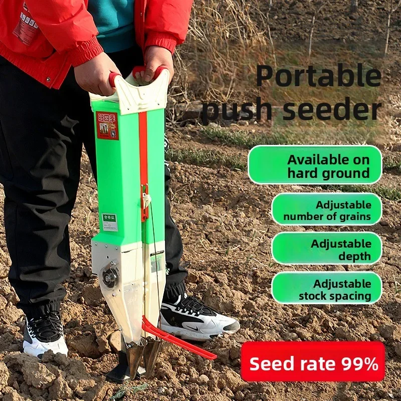 2026 new labor-saving sowing tool for planting corn, peanuts, soybeans, on-demand fertilization machine, manual bean counting