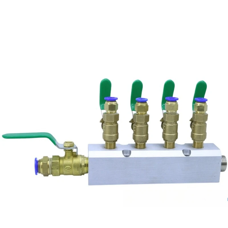 

4-точечная шина, выхлопная плита, многожильный, прямой, многоканальный, распределительный блок воздуха, трахея, шарнир, воздухопроход