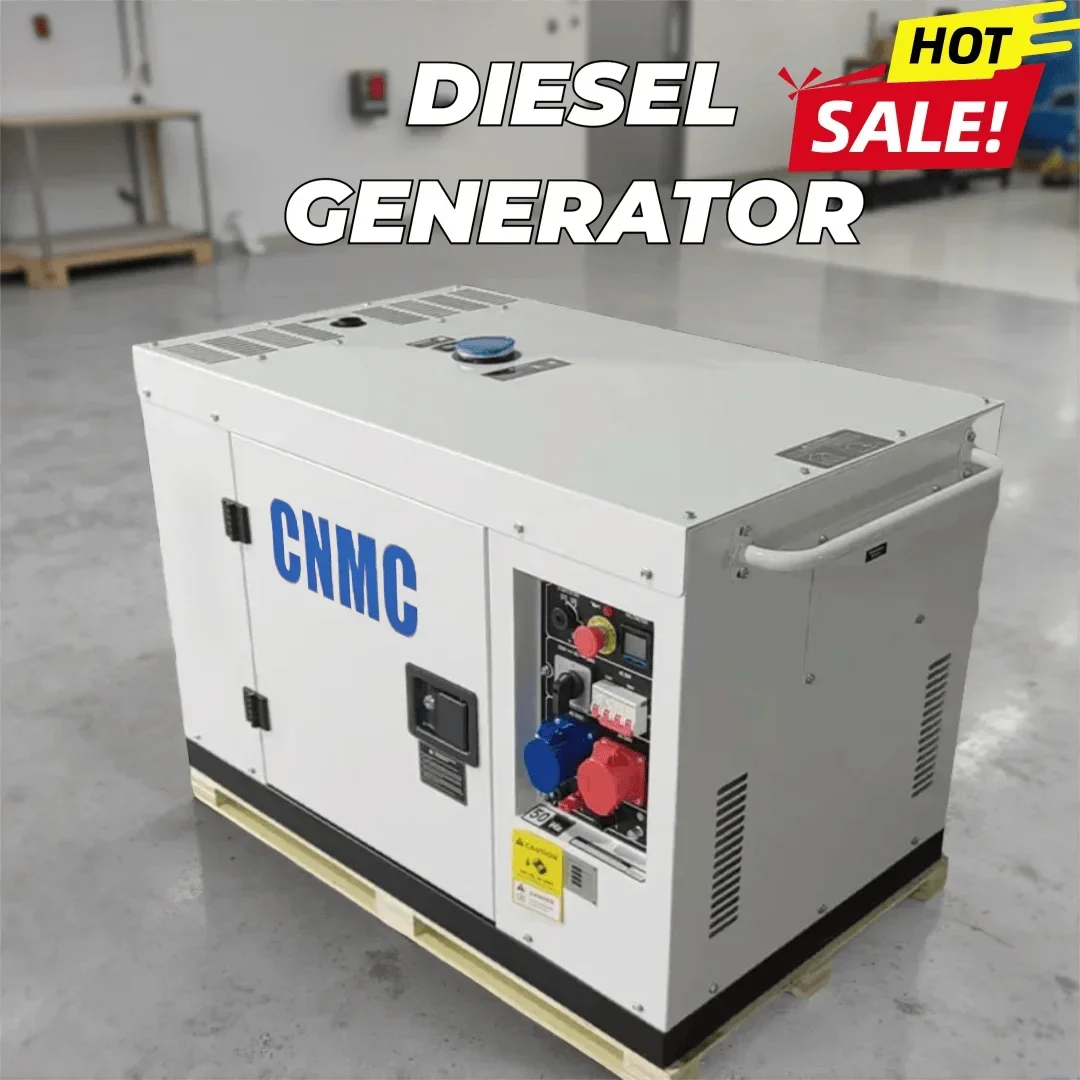 5KW 8KW 10KW Quiet Diesel Generator Lightweight Noiseless Customizable Ready To Use Rainstorm Power Outage Backup Generator
