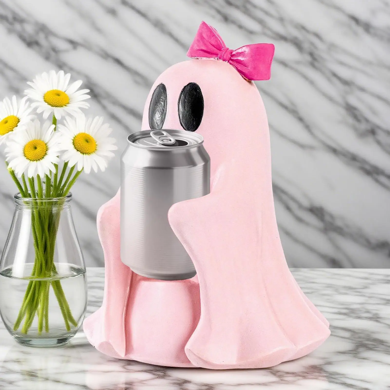 

Милый призрак держатель для напитков Хэллоуин жуткий держатель для напитков праздничный праздничный декор для вечеринки для стола спальня стол дисплей домашняя столешница