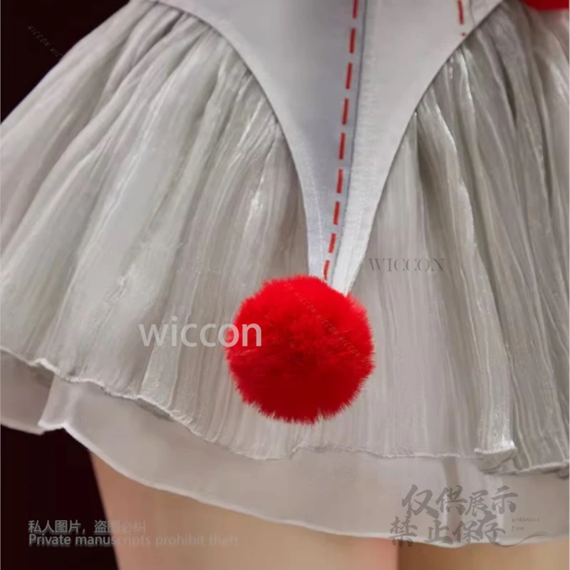 Anime prata fantasia cress coringa roupas vestido sexy lingeries bonito vestido feminino conjunto completo halloween cosplay S-XL palhaço personalizado