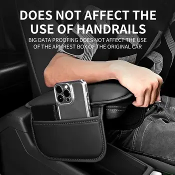 適用於Skoda晶銳 I 1999-2006 汽車扶手箱墊皮革軟墊收納袋肘部高度支撐 8 最佳銷售 2002年式Skoda晶銳 - №2