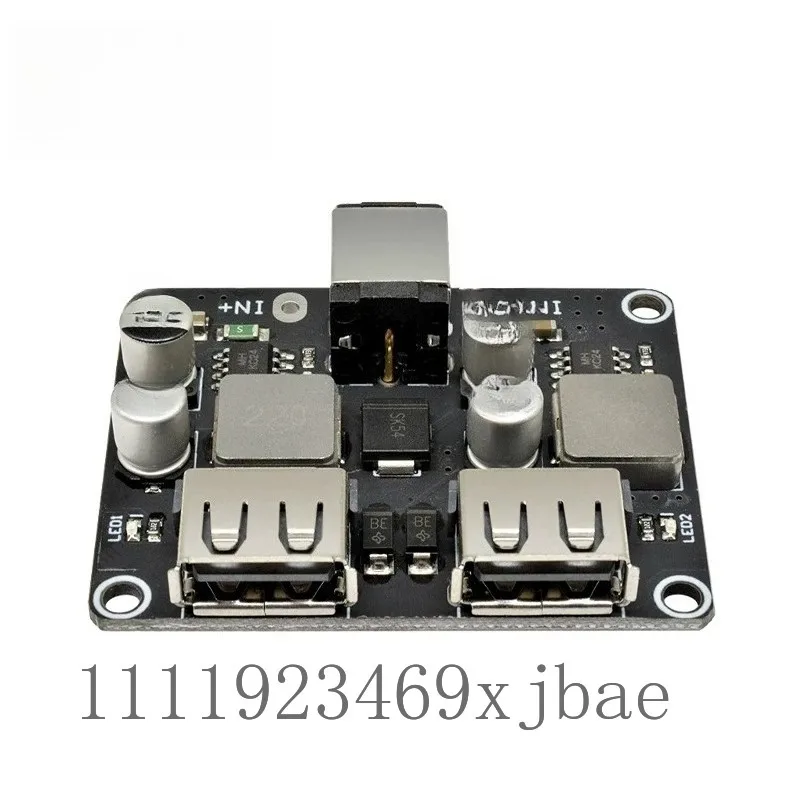 Dual USB Fast Charging Module, 12V24V to 5V 2.4A Step-Down Board