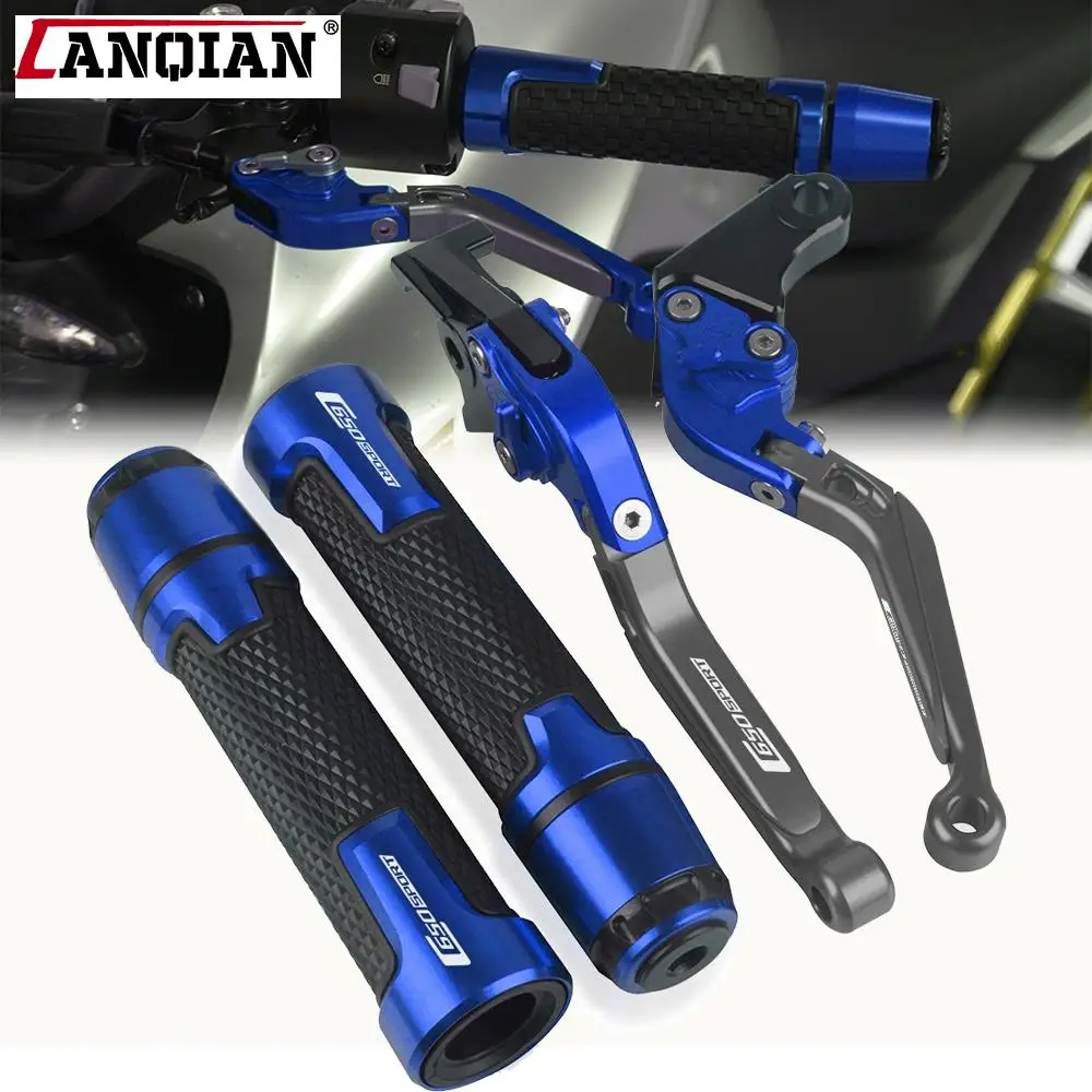 

For BMW C650SPORT 2015 2016 2017 Motorcycle Accessories CNC Aluminum Brake Clutch Levers Handlebar Hand Grips ends C650 SPORT