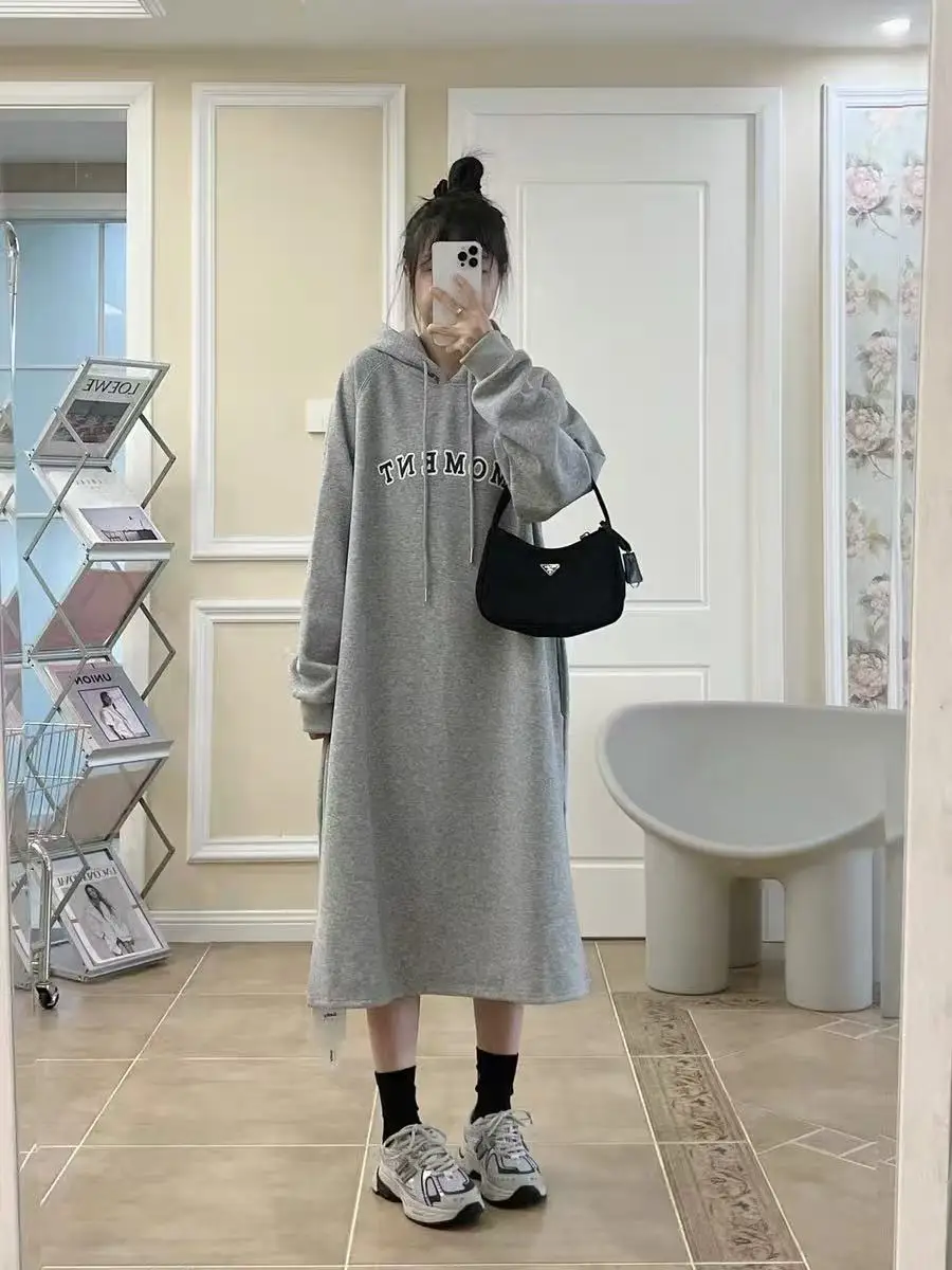 Abiti da donna Abito a maniche lunghe Modale estivo Vestibilità ampia con coulisse Smock Leggero Semplice Facile Dolce Giovane Alla moda Quotidiano