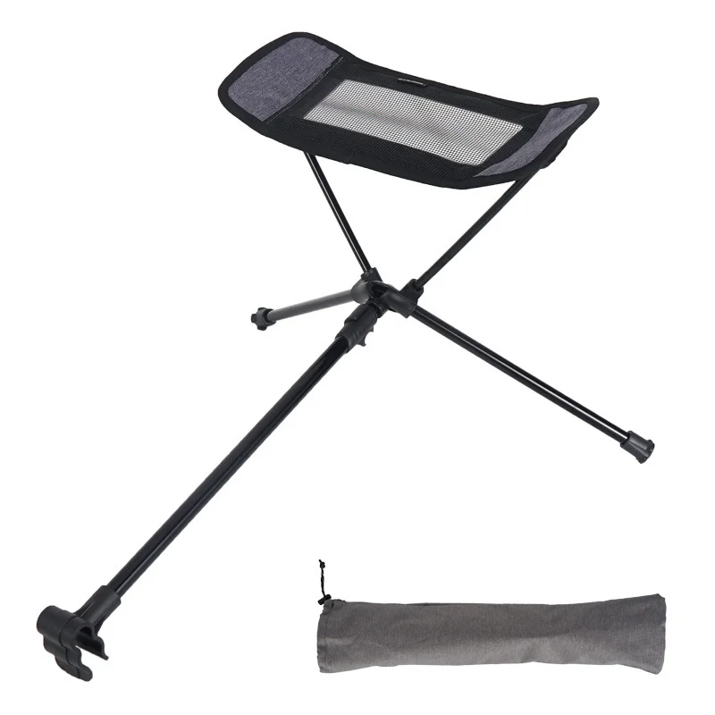 

Fishing Outdoor BBQ Camping Chair Foot Recliner Foot Rest Portable Stool Collapsible Footstool For Camping Beach Chair Folding