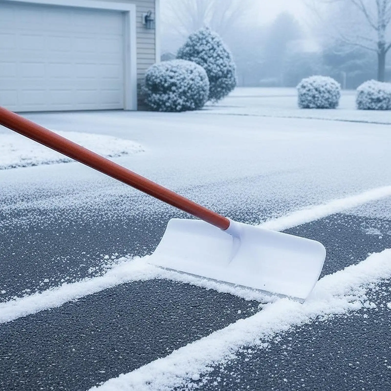 Cleaning Spade for Poultry Dung Plastic Flat Shovel Wear Resistant Head for Coop Barn Driveway Light Snow