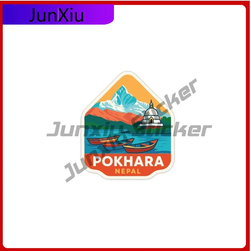 

Pokhara Nepal City Sticker Decorative Vinyl Decal Accessories Car Cover Waterproof Outdoor For Suv Decals Bumper Bodywork Motoc