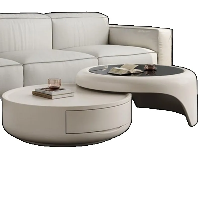 غلاف مقوى منظم لطاولة القهوة، زينة بسيطة وواضحة لتخزين طاولة القهوة، إكسسوارات منزلية فريدة من نوعها من Meuble De Salon #6