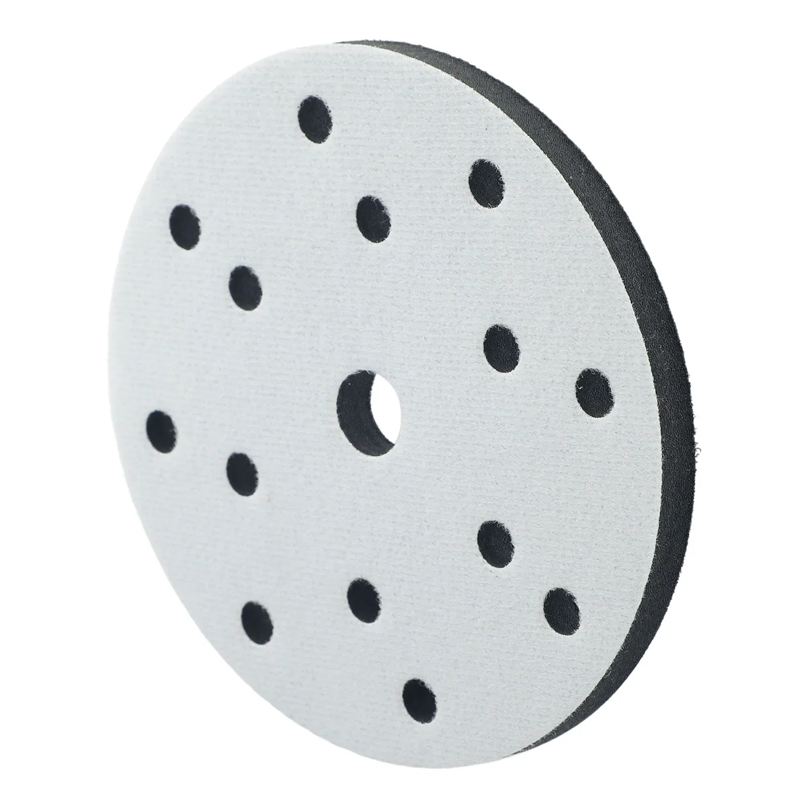 6 Inch (150mm) 15-Hole Soft Sponge Interface Pad - Hook and Loop Sanding Disc Backing Pad for Electric Grinders & Sanders