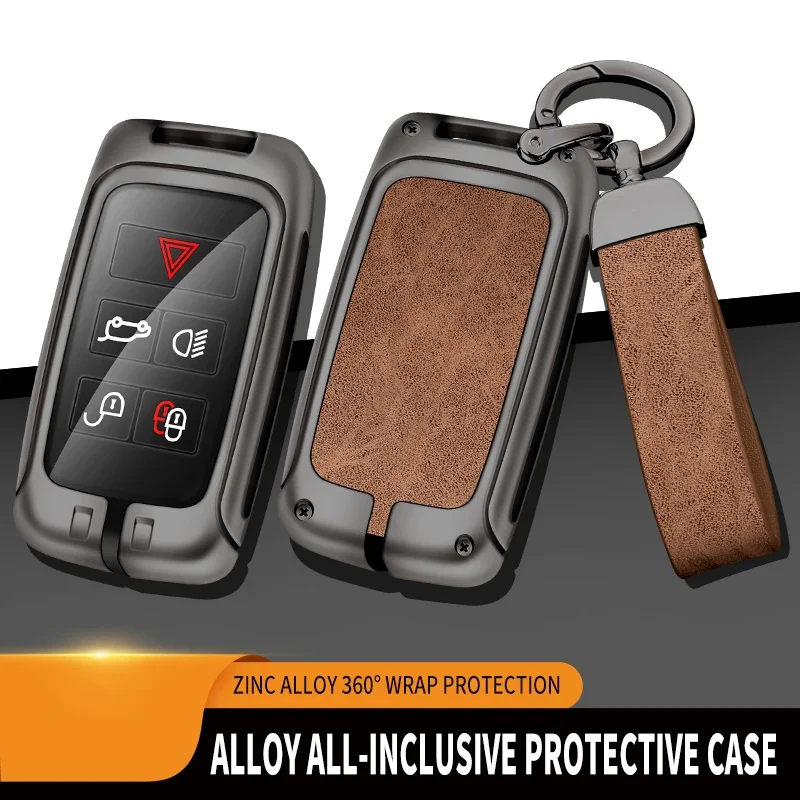 Car Key Case Cover Shell for Land Rover Defender Discovery Sport Range Rover Sport Velar Evoque for Jaguar XE XF Auto Parts