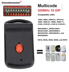 Garage Door Opener Remote for MultiCode 3089 308911 MCS308911 10 dip Switch MultiCode 3060 garage door remote control 300MHz