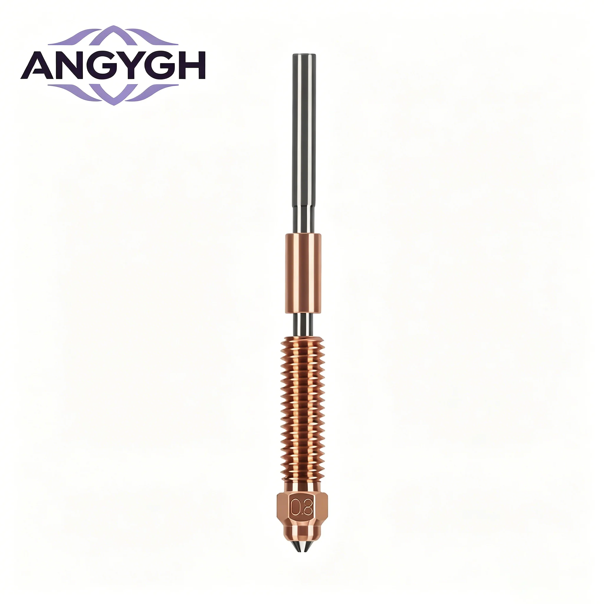

Suitable for Creality K1C, K1 Max / Ender-3 V3 all-in-one copper-titanium nozzles, upgraded version 0.4/0.6/0.8mm