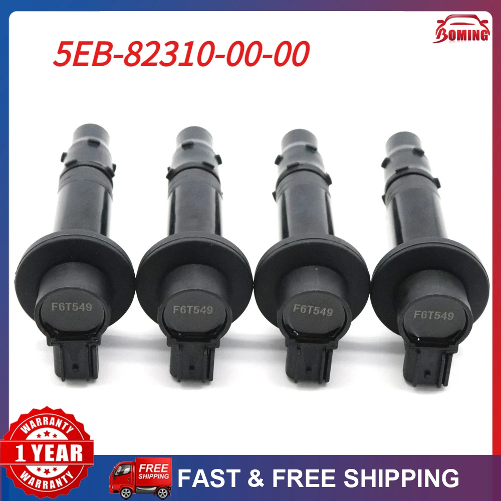 

5EB-82310-00-00 Car Ignition Coil Kit F6T549 for Yamaha YZF R6 1999 2000 2001 2002 5EB823100000