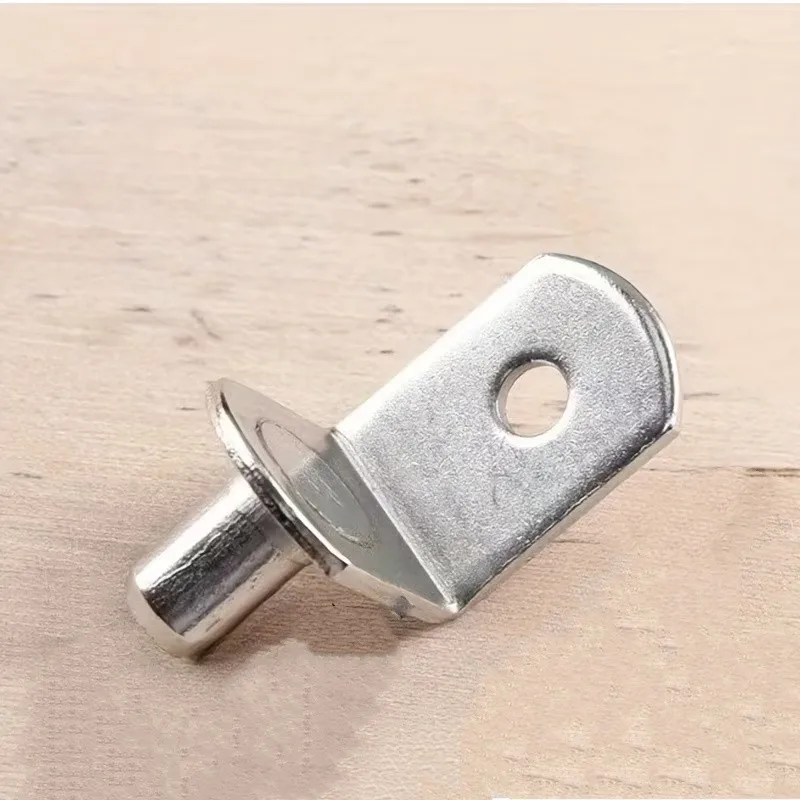 16 pcs 5*10mm Furniture Layer Board Pins, Easy Insert Install and Nickel Plated Iron, ideal for Wardrobe Layer Pins