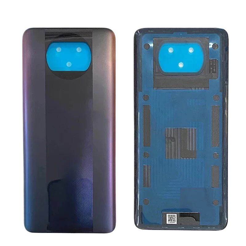 For poco X3 Pro Battery Back Cover Rear Door Replacement Housing Adhesive With Lens