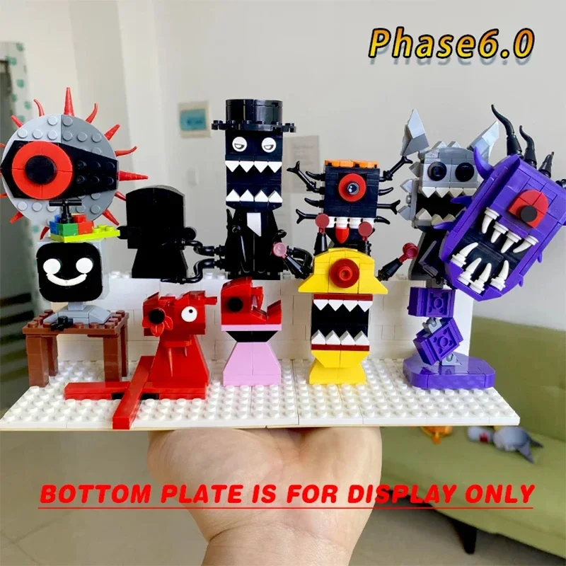 Parasite Action Figures Building Blocks Horror Dark Sprunkie Toys Oren Wenda Bricks Assmebled Toys for Kid Xmas Easter Gift