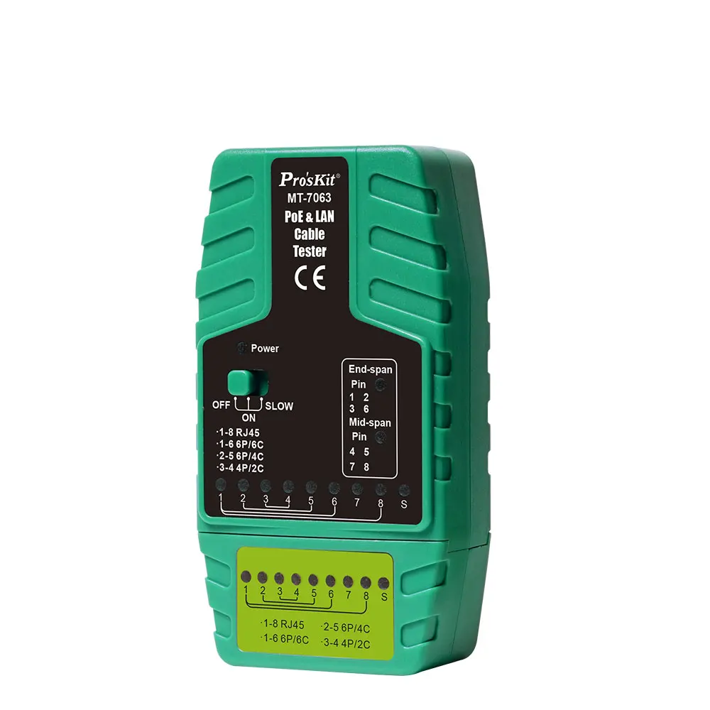 Baogong MT-7063 Network 2-in-1 POE cable tester Multi-function network line tester short-circuit and disconnection sequence test