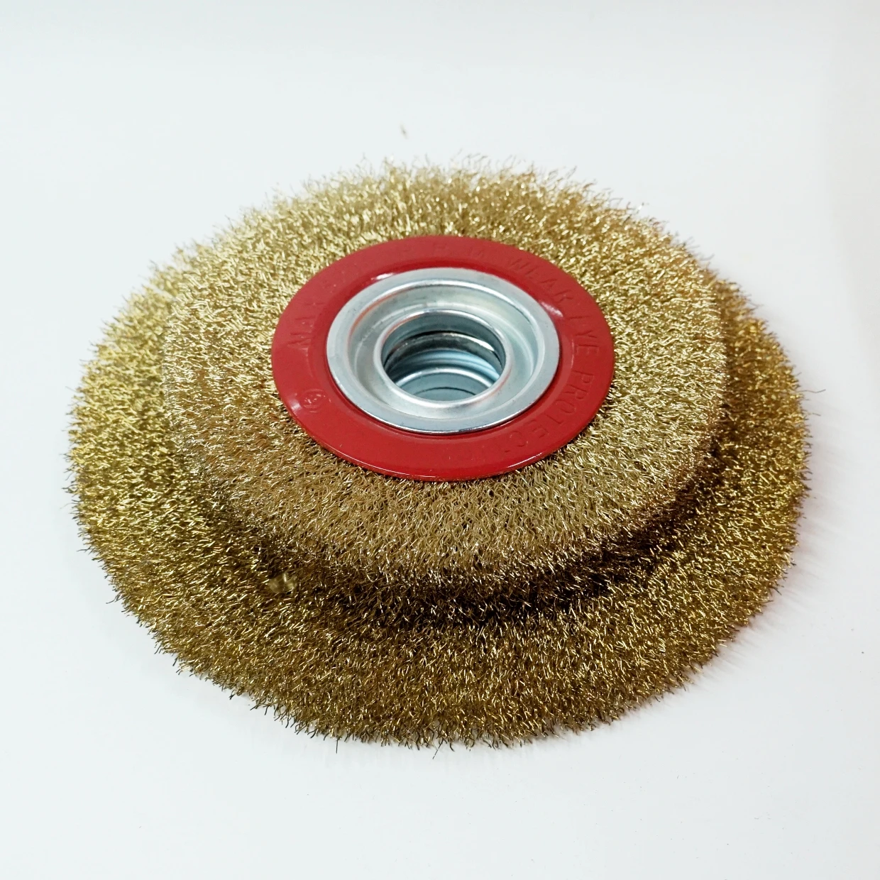Brass-Coated Steel Wire Wheel Cup Brushes 250mm Diameter For Rust Removal Deburring Polishing Cleaning Drills