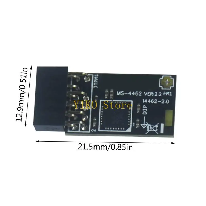 Bảng mô-đun bảo mật mã hóa K32C LPC 12Pin TPM 2.0 Điều khiển từ xa cho bo mạch chủ