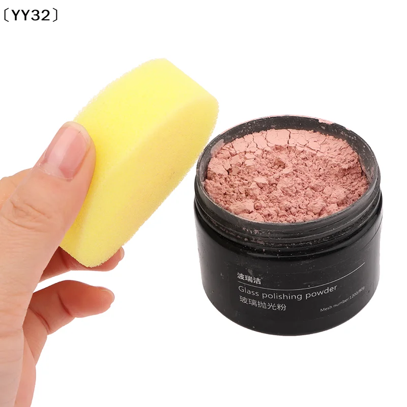 Car Window Polishing Mirrors Powder 80g Glass Polish Cerium Oxide Powder Glass Remove Composite Rare Repair Tool〔YY32〕
