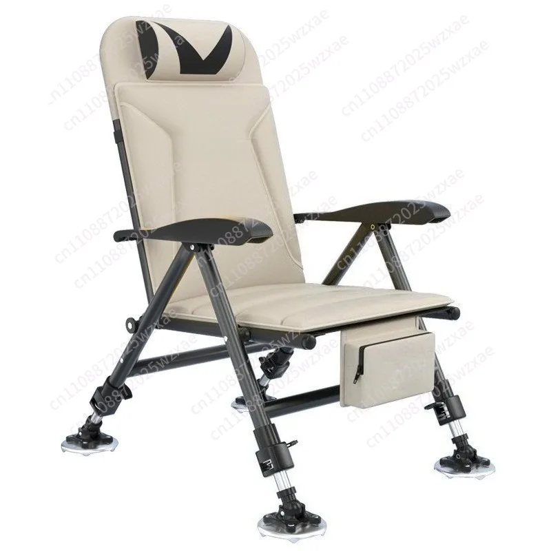 Reclining foldable fishing chair all terrain multifunctional fishing chair