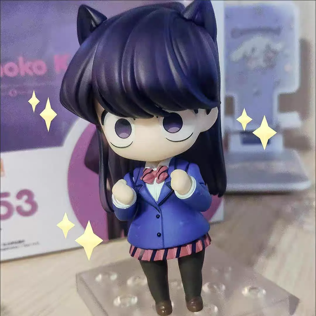 Anime Doll Can Change Face and Handle # 1853 Komi Komi san Wa Koyushou Desu Model Doll Action Doll Can Collect Toy Gifts