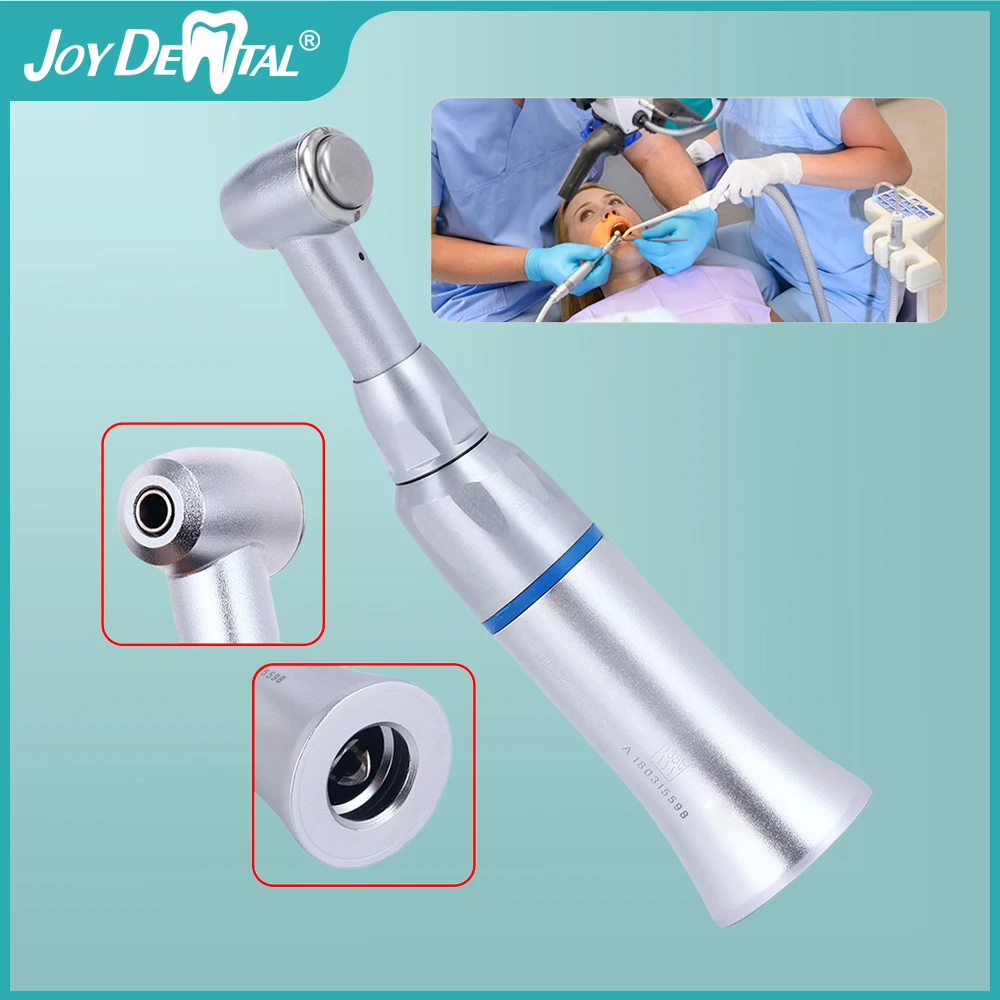 

JOY DENTAL Dental Low Speed Handpiece Push Button Contra Angle Low Speed 22000-27000 Rpm Dentistry Instrument E-type Connector