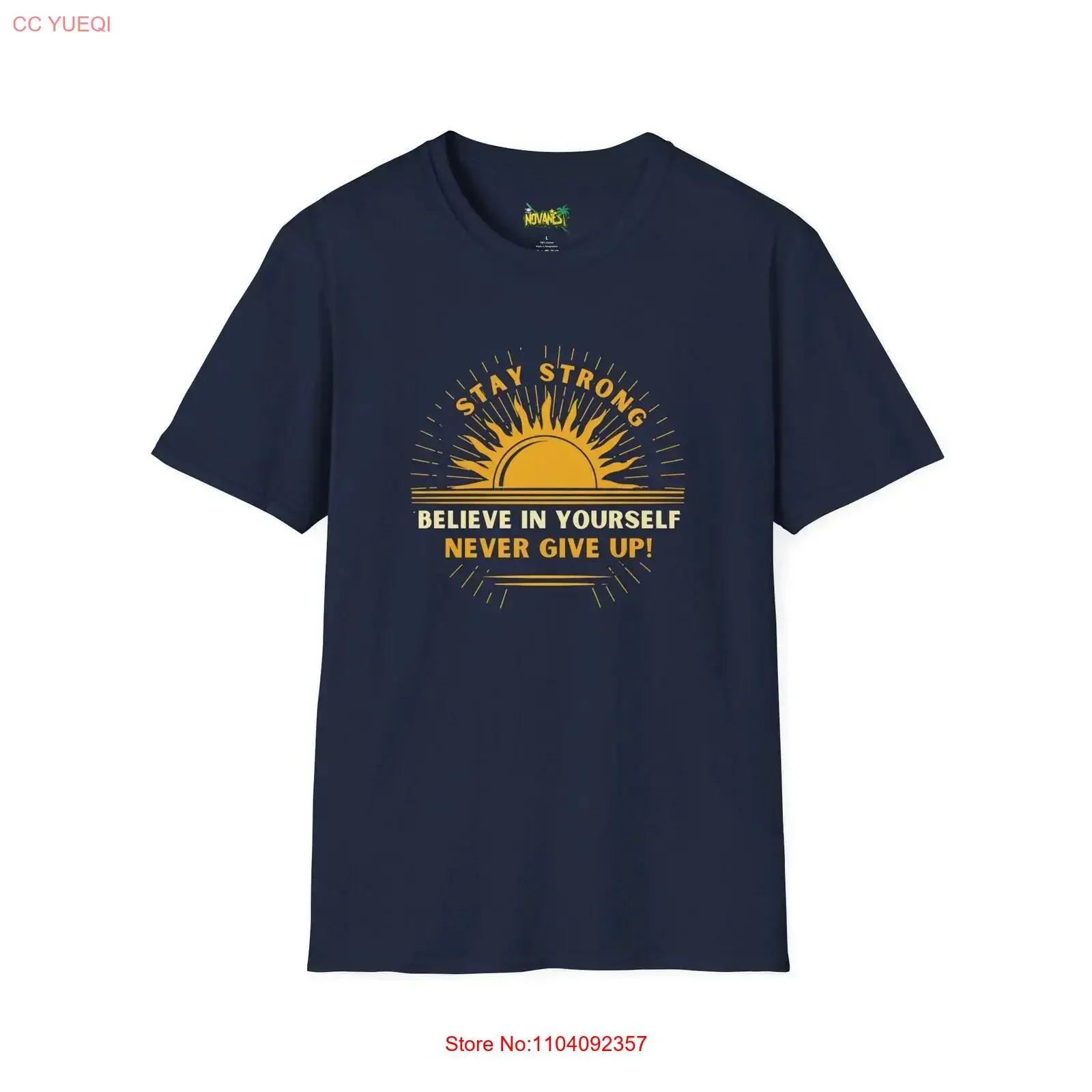 Inspirational T Shirt Stay Strong Believe in Yourself Motivational Casual Wear Positive Vibes Self Confidence Apparel vintage