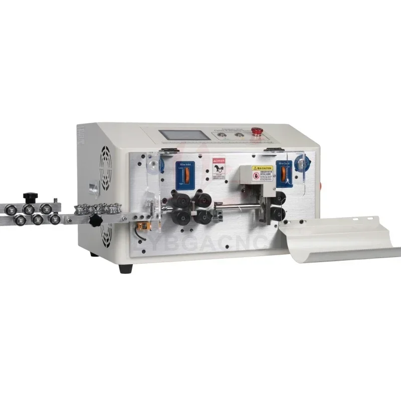 SWT-608-MAX1-6S Automatic 6/8 Wheels Drive Peeling Stripping Cutting Machine 0.2 To 25mm2 0.3 To 25mm2 550W 650W