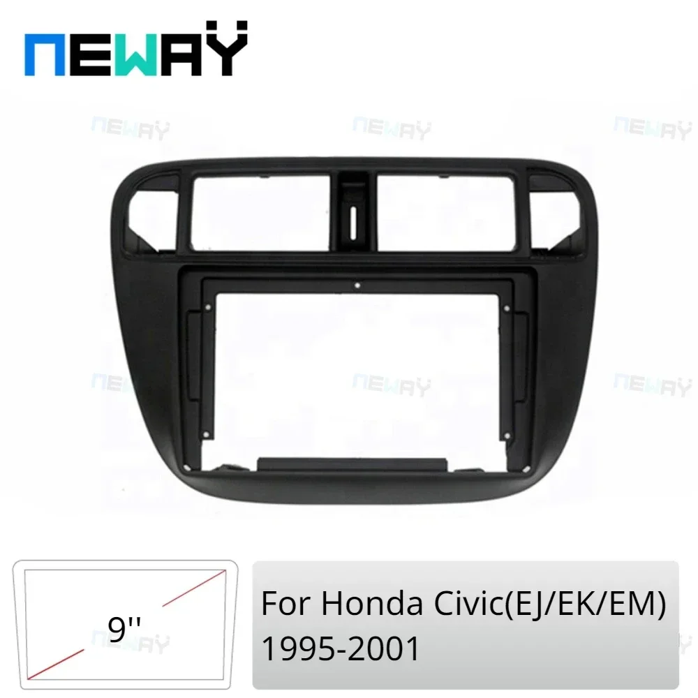 

9INCH Car Radio Fascias Android Stereo Player 2 Din Head Unit Panel Dash Frame Installation For Honda Civic(EJ/EK/EM) 1995-2001