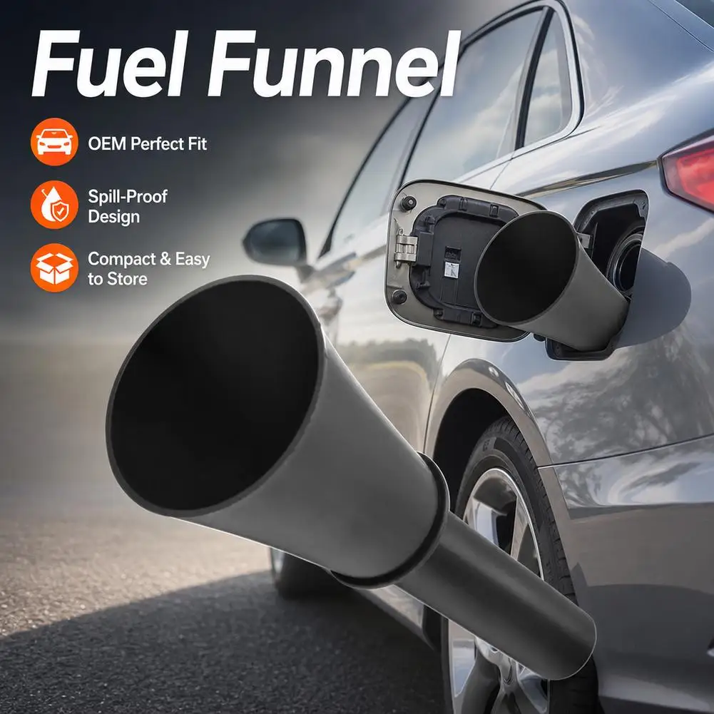 Car Fuel Funnel Oil Refilling Funnel For Ford Focus Mondeo Anti-spill Engine Oil Coolant Transfer Funnel Auto Maintenance Access