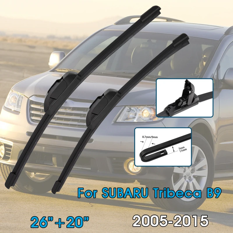 Auto Wischer Klingen Für SUBARU Tribeca B9 2005-2015 Windschutzscheibe Windschutz Frontscheibe Klingen Auto Zubehör
