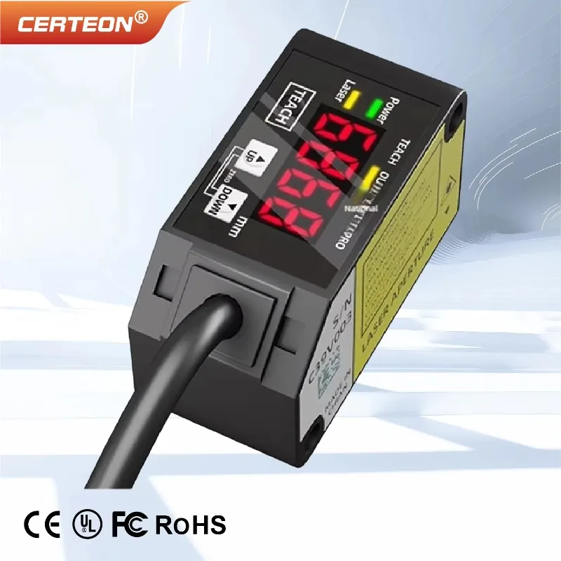 HG-C1030 Laser Distance Sensor Displacement Measurement Analog Output PNP NPN Thickness Sensor For Industrial Automation
