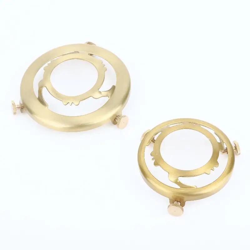 Brass Three Holes Ring 60/78mm Screw Lampshade Fixed Ring Holder Shade And Socket Connecter Fixed Copper Lamp Accessories
