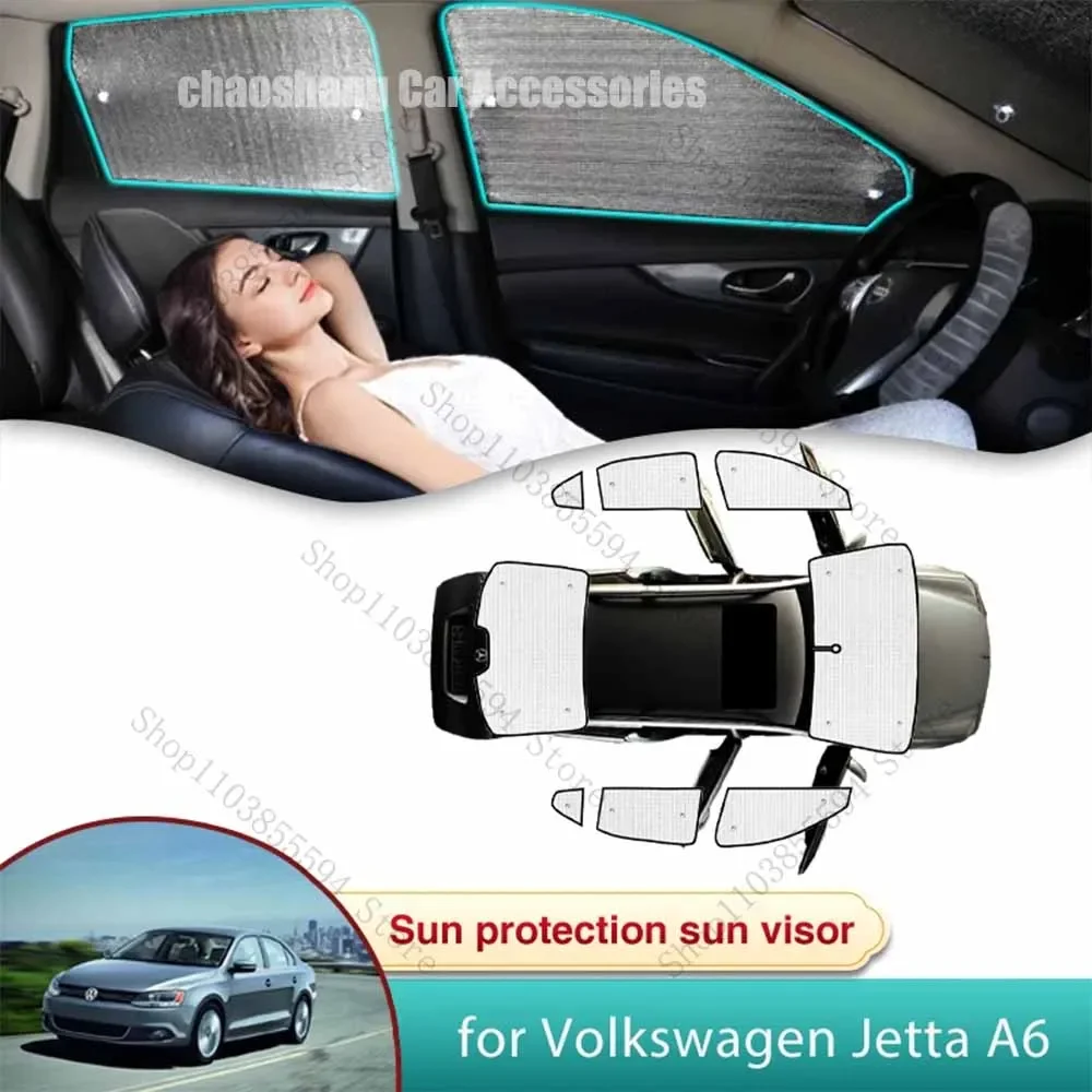 

Car Sun Shade for Volkswagen VW Jetta A6 1B Vento 5C6 MK6 2011 2012 2013 2014 2015 2016 2017 2018 Car Sunshade Windshield Window