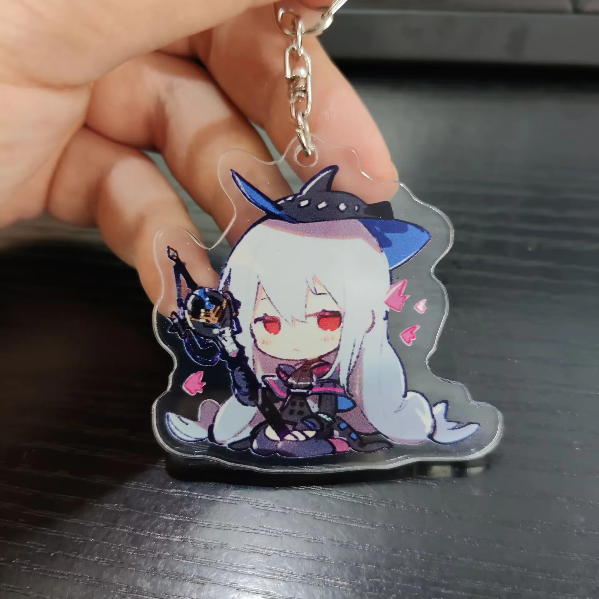 Hot Game Arknights Anime Figures Specter Skadi Irene Cosplay Acrylic Keychains Cute Backpack Decor Pendant Accessories Fans Gift