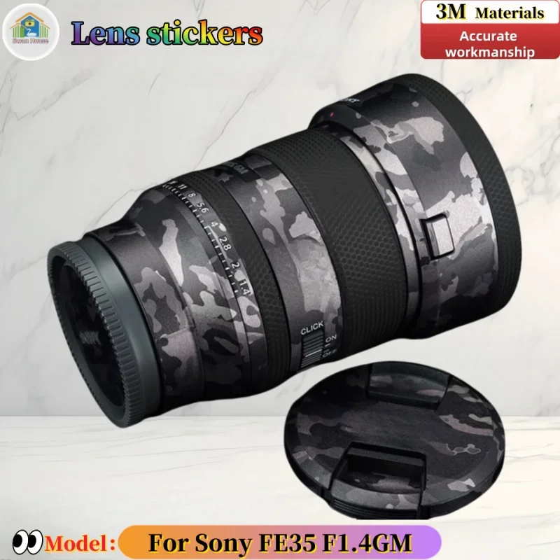 

For Sony FE35 F1.4 GM Camera lens sticker, DIY skin, Precision tailoring wear-resistant protective film