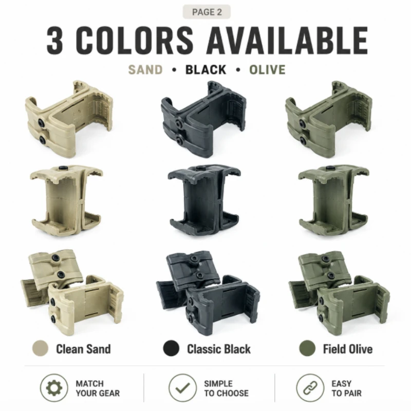 Nylon Parallel Connection Clip Multi‑Color Available Hobby Assembly Accessory Firm Locking Design for DIY Modification Parts