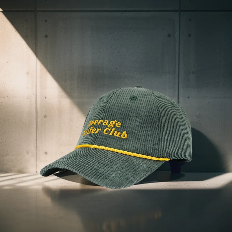 

High quality Adjustable 6 panel unstructured corduroy baseball cap corduroy dad caps custom embroidery logo corduroy waterproof