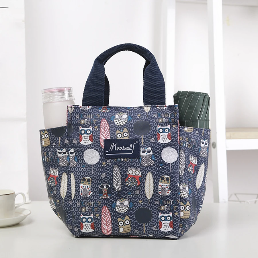 

Портативные сумки-тоут, универсальные и модные сумки для ланч-боксов с героями мультфильмов, студенческие сумки для бенто, сумки для чашек с водой