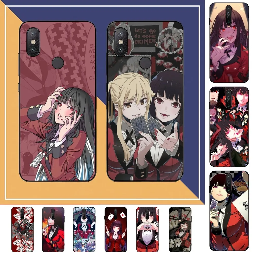 Kakegurui Jabami Yumeko Phone Case For Redmi Note 4 X 5 A 6 7 8 Pro T 9 Pro 9S 10 Pro 11 Pro 11S 11Epro PocoM3pro