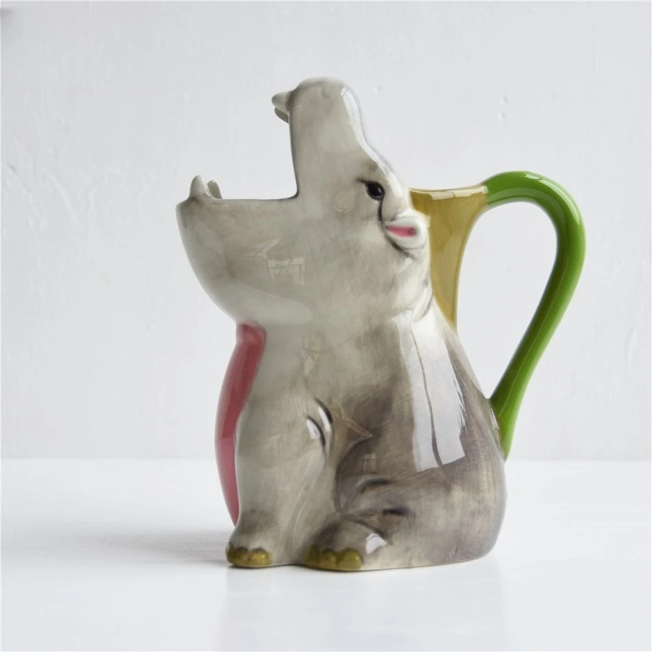 

Чайник Cerami в форме Чиppo, холодный чайник, цветочная композиция в форме мультяшного животного, персонализированное украшение для столешницы,