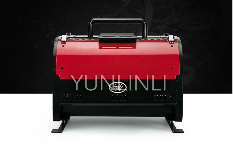 شواية كهربائية وفحم مزدوجة باستخدام شواية شواء منزلية خارجية ذات سعة كبيرة وفصل فحم الزيت وفرن شواء بدون دخان